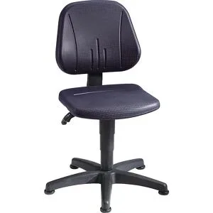 bimos, Arbeitsdrehstuhl 9650, Integralschaum, Gleiter, schwarz