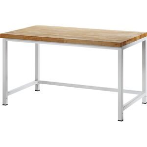 RAU, RAU Werkbank Serie 8000, Arbeitsplatte Buche massiv, Stärke 40 mm, HxBxT 840 x 1.500 x 900 mm