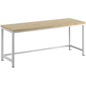 RAU, RAU Werkbank Serie 8000, Arbeitsplatte Buche massiv, Stärke 40 mm, HxBxT 840 x 2.000 x 700 mm