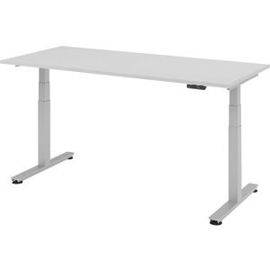 Hammerbacher, Hammerbacher Sitz-Stehschreibtisch XDSM Lichtgrau 1.800 x 800 x 635 mm