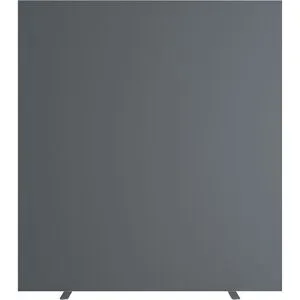 Paperflow, Design-Trennwand, Stoffbespannung, B 1600 mm, anthrazit