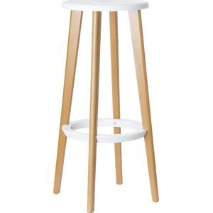 Paperflow, Paperflow Barhocker Woody Weiss 2 Stück