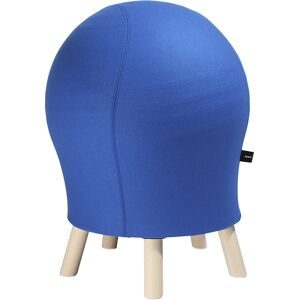 TOPSTAR, Hocker Sitness Alpine, mit integriertem Gymnastikball, Bezug 75 % Schurwolle, blau