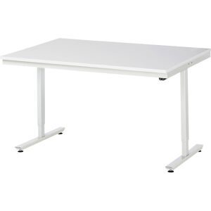RAU, RAU elektrisch höhenverstellbarer Werktisch Serie adlatus 150, HxBxT 720-1.120 x 1.500 x 1.000 mm, Arbeitsplatte EGB-Melamin-Belag