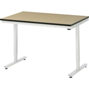 RAU, RAU elektrisch höhenverstellbarer Werktisch Serie adlatus 150, HxBxT 720-1.120 x 1.250 x 800 mm, MDF Arbeitsplatte