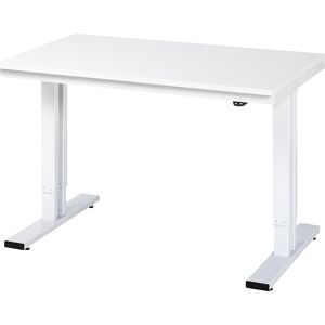 Arbeitstisch, elektrisch höhenverstellbar - Tragkraft 300 kg, Höhe 720 - 1120 mm, ESD-Melaminplatte, BxT 1250 x 800 mm RAU