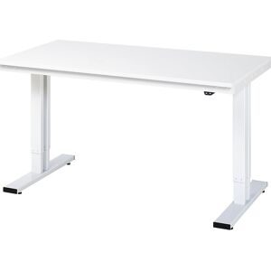 Arbeitstisch, elektrisch höhenverstellbar - Tragkraft 300 kg, Höhe 720 - 1120 mm, ESD-Melaminplatte, BxT 1500 x 800 mm RAU