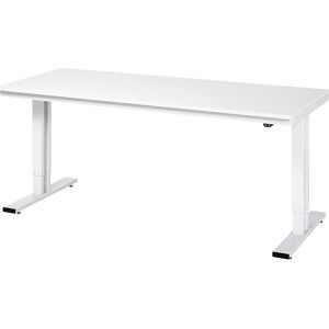 Arbeitstisch, elektrisch höhenverstellbar - Tragkraft 300 kg, Höhe 720 - 1120 mm, ESD-Melaminplatte, BxT 2000 x 800 mm RAU