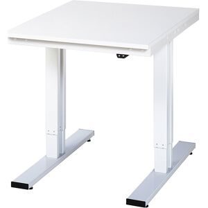 RAU, RAU elektrisch höhenverstellbarer Werktisch Serie adlatus 300, HxBxT 720-1.120 x 750 x 1.000 mm, melaminharzbeschichtete EGB-Arbeitsplatte