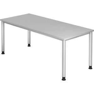 Hammerbacher, Hammerbacher Schreibtisch VHS19/5/S Grau, Silber 1.800 x 800 x 760 mm