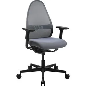 Bürostuhl SOFT SITNESS ART, Synchronmechanik, mit Armlehnen, grau Topstar