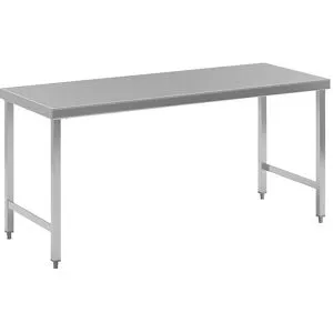 Köhler, Arbeitstisch, Edelstahl, 1800 x 700 x 850 mm