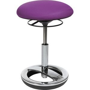 Bürohocker SITNESS BOB, Sitzhöhe 440 - 570 mm, Bezug violett Topstar