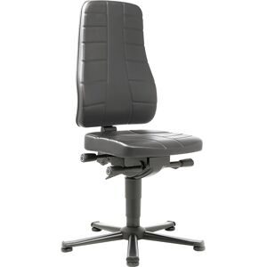 bimos, Drehstuhl All-in-One 9640, mit Gleiter, Kunstlederpolster, schwarz