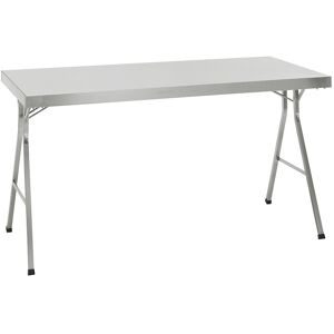Köhler, Edelstahl-Arbeitstisch mit klappbarem Fussgestell, 1200x700x850 mm