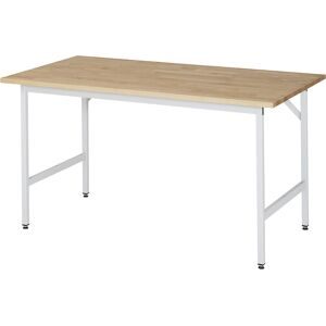 RAU, RAU Arbeitstisch, Buche-Platte, 1500 x 800 x 800-850 mm