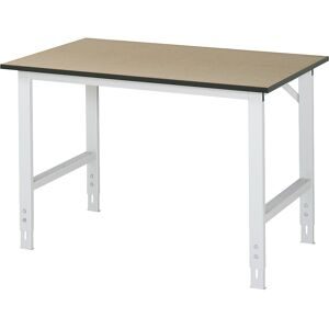 RAU, RAU höhenverstellbarer Werktisch Serie TOM, HxBxT 760-1.080 x 1.250 x 800 mm, MDF Arbeitsplatte