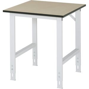 RAU, RAU höhenverstellbarer Werktisch Serie TOM, HxBxT 760-1.080 x 750 x 800 mm, MDF Arbeitsplatte
