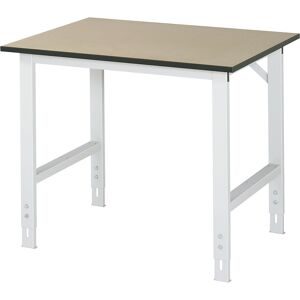 RAU, RAU höhenverstellbarer Werktisch Serie TOM, HxBxT 760-1.080 x 1.000 x 800 mm, MDF Arbeitsplatte