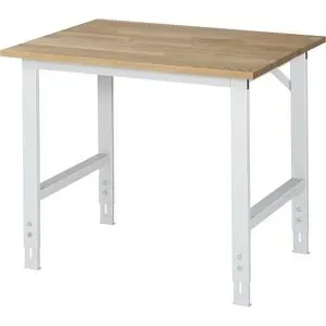 RAU, RAU Arbeitstisch, Buche-Platte, B 1000 x T 800 x H 760-1080 mm