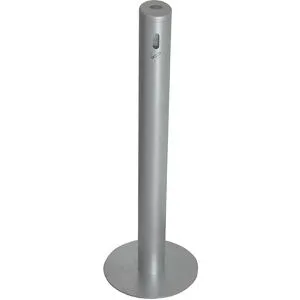 kaiserkraft Standascher, Aluminium, Volumen 3 l, silber