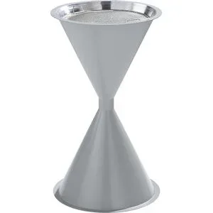 VAR, Standascher, aus Kunststoff, silber
