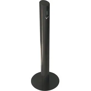 kaiserkraft Standascher, Aluminium, Volumen 3 l, schwarz