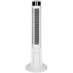 kaiserkraft Säulenventilator Eco Tower, 12 Drehzahlstufen, weiß