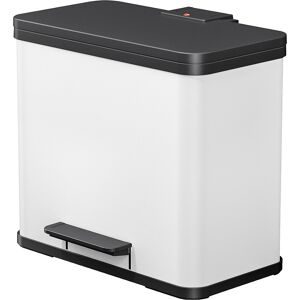 Hailo, Hailo - Tretabfallsammler Öko, duo Plus L, Volumen 9 + 17 l, ., 43 x 47 cm, Weiss