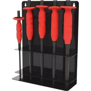 KS Tools, KS Tools 156.0020 Splintentreibersatz mit Handschutzgriff, 5-tlg 6-14mm
