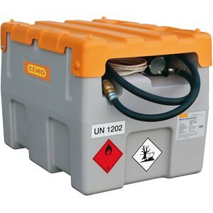 CEMO, Mobile Tankstelle CEMO DT-Mobil Easy 200 l, Elektropumpe, 24 V, 40 l/min, Automatik-Zapfpistole, Klappdeckel, B 800 x T 620 x H 610 mm