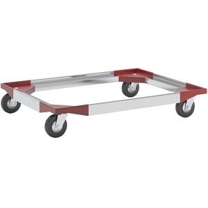 kaiserkraft, kaiserkraft Aluminium-Fahrgestell, 810 x 610 mm, Vollgummiräder, ab 5 Stk