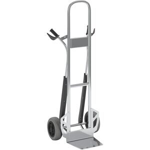Aluminium-Sackkarre, Tragfähigkeit 250 kg, Polyurethan, pannensicher MATADOR