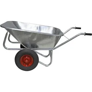 Growi, Growi Grossmuldenkarre 200 Liter - 2 Rad - Silber -