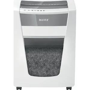 Leitz, Leitz IQ Office Pro P5+ Aktenvernichter 7 Blatt Partikelschnitt 2 x 5 mm P-5 30 l Vernichtet auch Heftklammern,