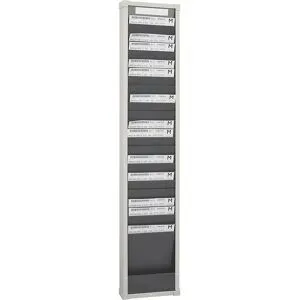 EICHNER, Karten-Sortiertafeln Eichner 9219 Serie, 1 ? bis 3-reihig lieferbar, 1-spaltig, H 1350 x B 260 mm