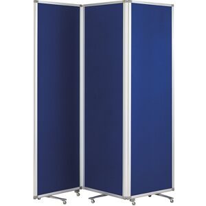 magnetoplan, magnetoplan Präsentationswand Weiß, Blau