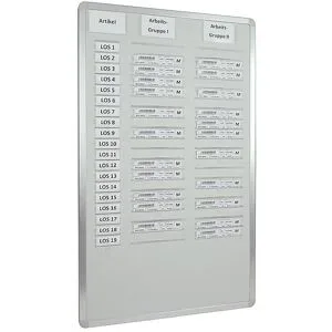 EICHNER, Stecktafel, DIN A5 Belege, 2 reihig