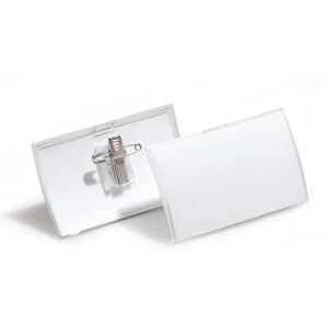 DURABLE, DURABLE Namensschild Click Fold 8211/19 m.Kombiklemme, 40x75mm 25Stk.