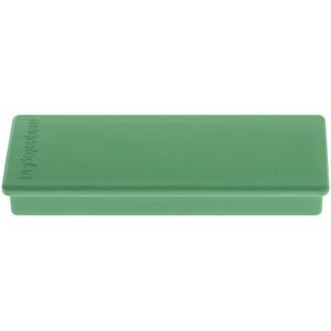 Rechteck-Magnet, BxLxH 22 x 55 x 8 mm, VE 60 Stk, grün magnetoplan