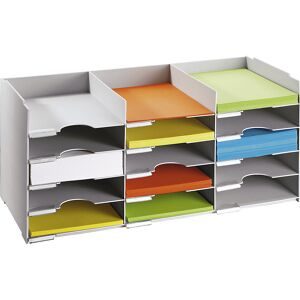 Paperflow, Paperflow Literaturhalter 531,02 A4 500 Blatt Grau 67.4 x 30.4 x 31.3 cm