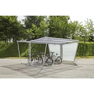 wsm®, Regenrinne & Fallrohr für Überdachungssystem WSM Leipzig, B 4300 mm, Kunststoff