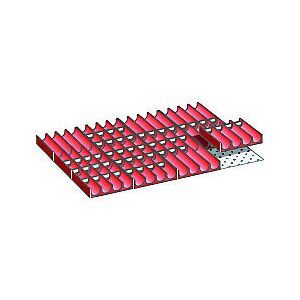 Einteilungs-Set für Schubladenmaße 459 x 612 mm, Mulden, 12 Muldenteile, 50 Muldenwände LISTA