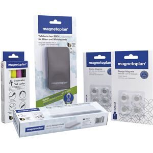 magnetoplan, MAGNETOPLAN Zubeh&ouml;r Set f&uuml;r Glasboards 1346050 14-teilig