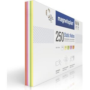 magnetoplan, MAGNETOPLAN Static Notes 200x100mm 11250210 ass. 250 St&uuml;ck