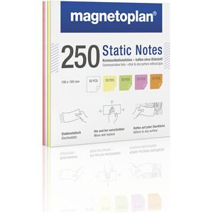 magnetoplan, MAGNETOPLAN Static Notes 100x100mm 11250110 ass. 250 St&uuml;ck