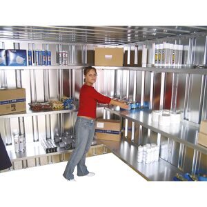 BOS®, Regalsystem für Lagercontainer, BxT 2.000 x 420 mm