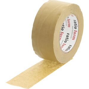 ratioform terra, Papier-Packband E-Commerce, mit Naturfaden, Naturkautschuk, Bandbreite 50 mm, VE 6 Stk à 50 m, ab 50 VE ratioform terra