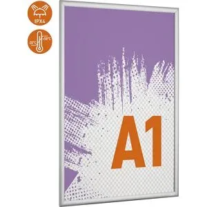DURABLE, Durable Klapprahmen DIN A1 625 mm x 870 mm x 12 mm 1 St.