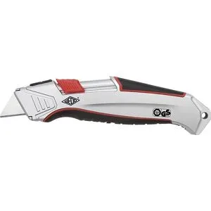 WEDO, Sicherheitsmesser Wedo® Safety Cutter ALU, automat. Klingenrückzug, für Rechts-/Linkshänder, mit Ersatzklinge